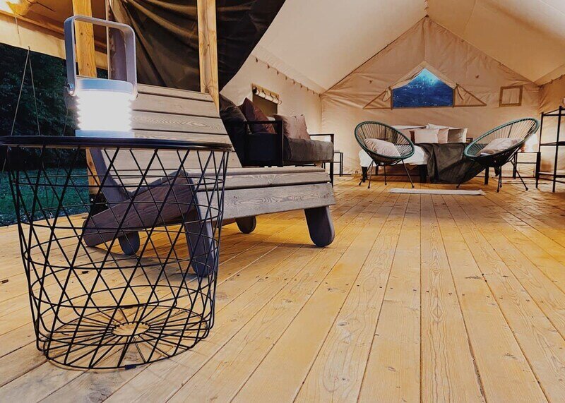 Глемпинг Люкс 3-местный (Сафари-Тент с видом на залив)