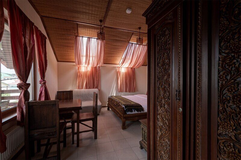 Студия 2-местный 1-комнатный (с кухонной зоной и балконом)