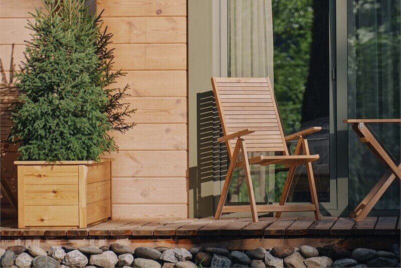 Стандарт Дабл (с видом на реку и террасой)