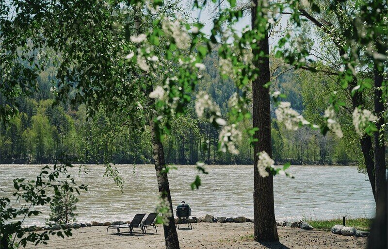 Стандарт Дабл (с видом на реку и террасой)