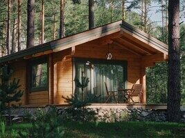 Шале 2-местный CLASSIC вид на реку, Туристический комплекс Гранд Шале Алтай, Бирюзовая Катунь