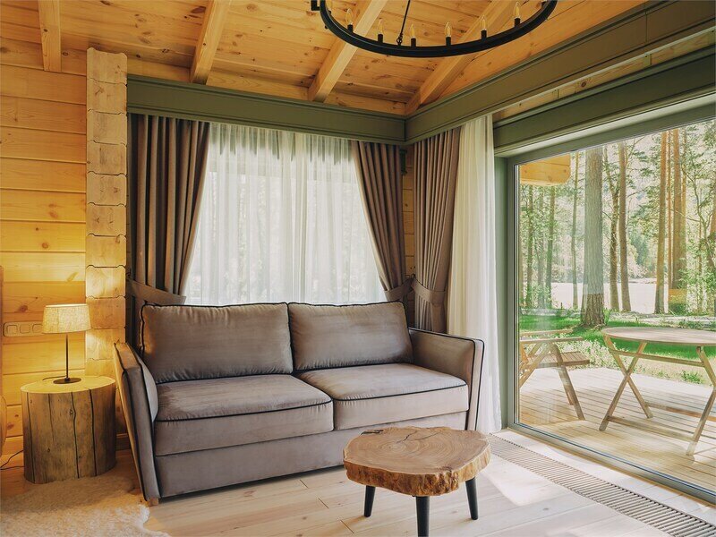 Шале Classiс (вид на реку)