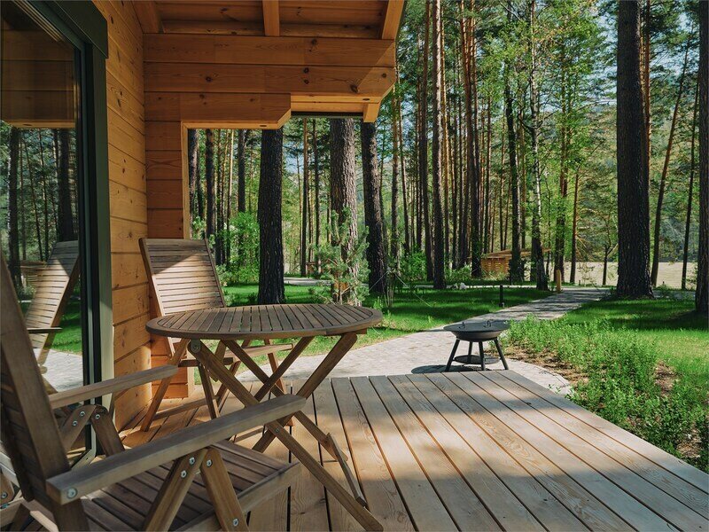 Шале Classiс (вид на реку)