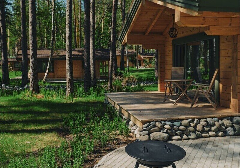 Шале Classiс (вид на реку)