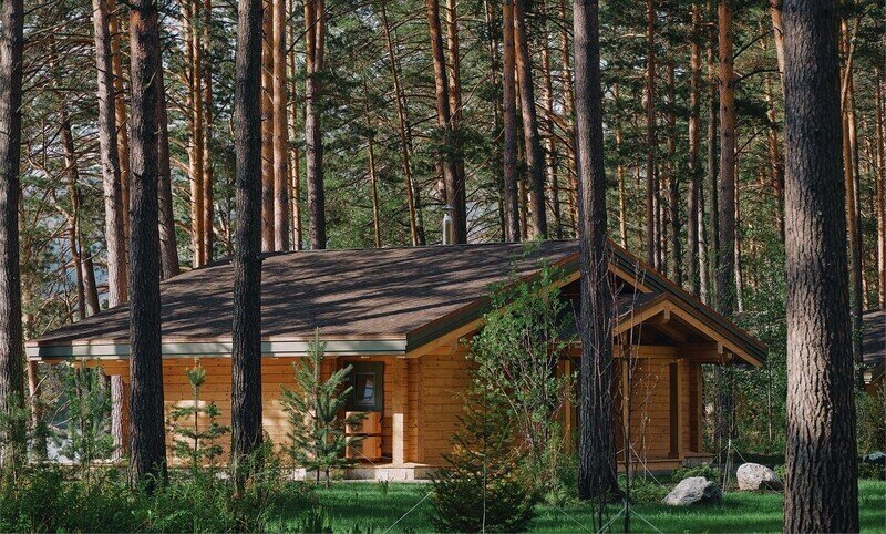 Шале Classiс (вид на реку)