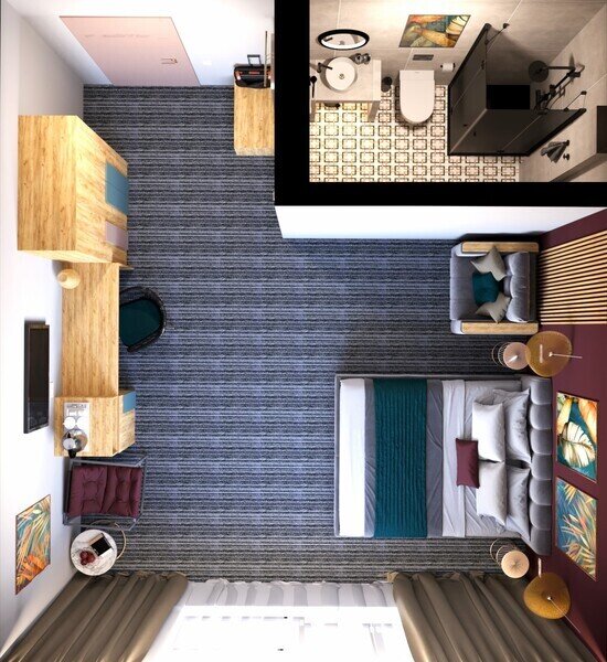 Супериор 2-местный 1-комнатный (корпус 2)