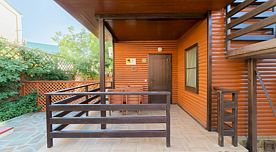 4-местный номер (деревянный коттедж), База отдыха Афалина, Анапа