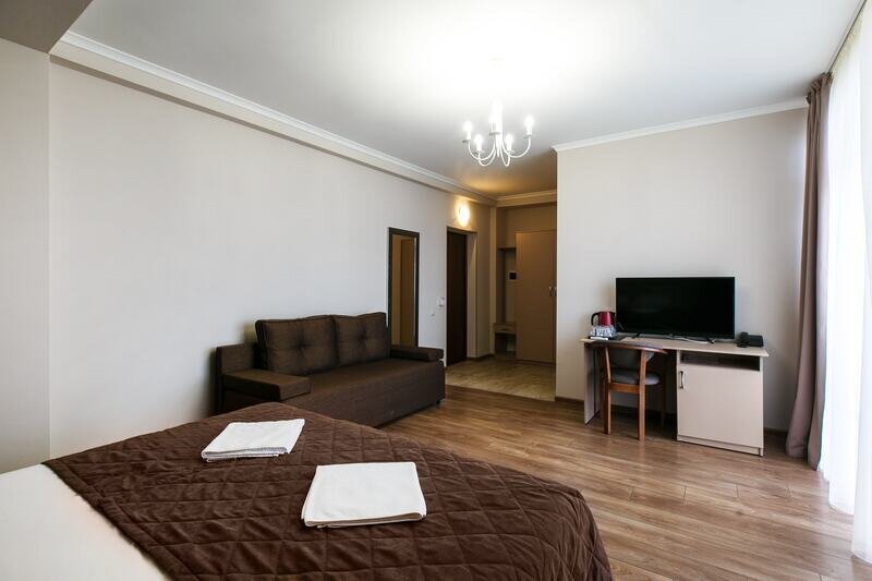 Студио 3-местный (с балконом, вид на море)