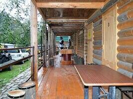 4-х местный номер (Гостиничный сруб 2-х этажный), База отдыха Комбат, поселок Рожкао