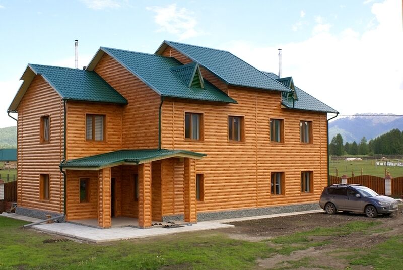 Вид на коттедж | Уймонская Жемчужина, Горный Алтай (Республика Алтай)