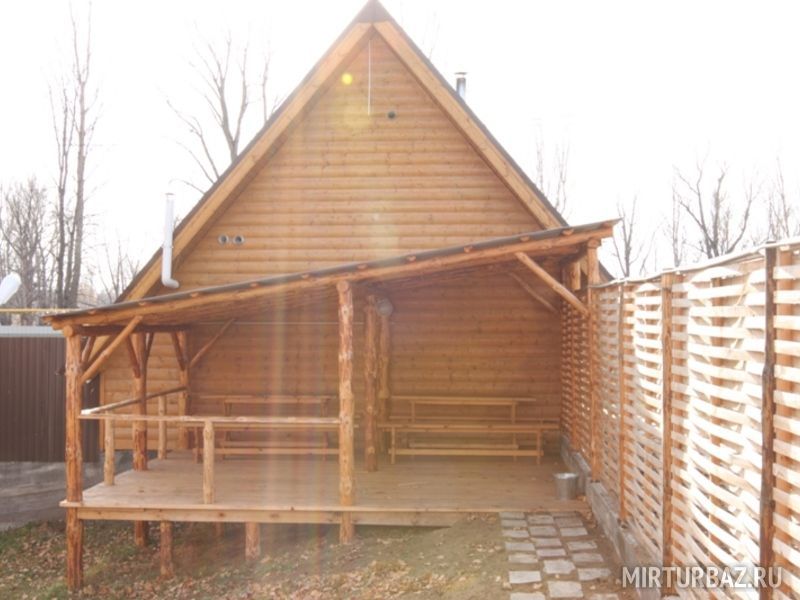 баня с верандой