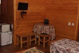 Двухместный номер Standard с балконом и beachfront 2 отдельные кровати, Гостевой дом Русский дом, поселок Листвянка