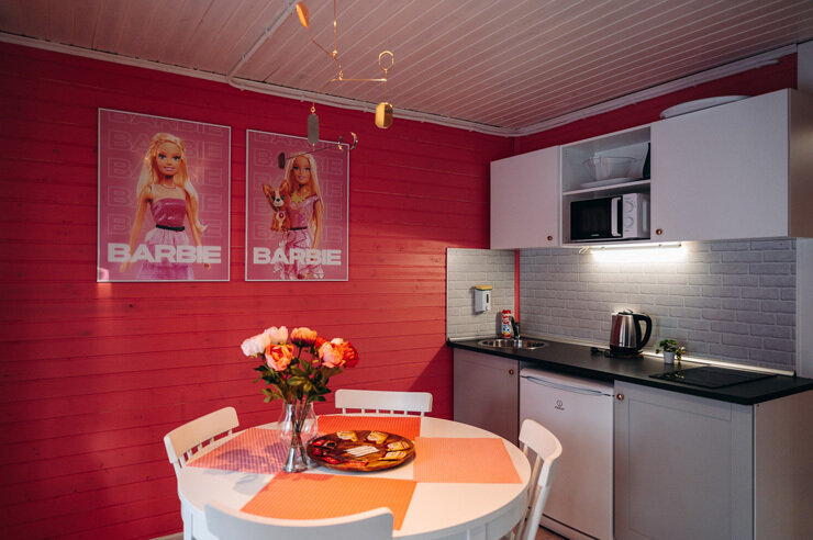 Дом 2-местный (розовый домик Барби)