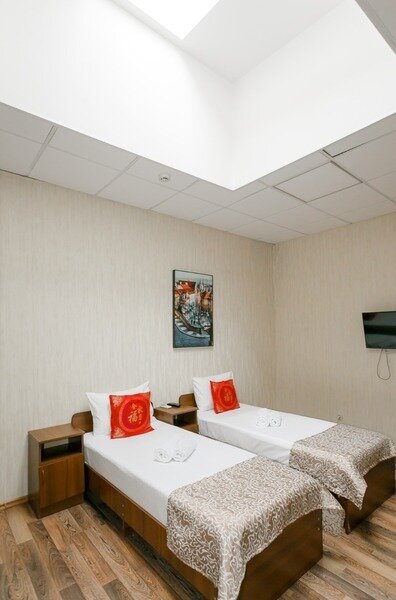 Бюджетный 2-местный (мансардный, с 2 кроватями)