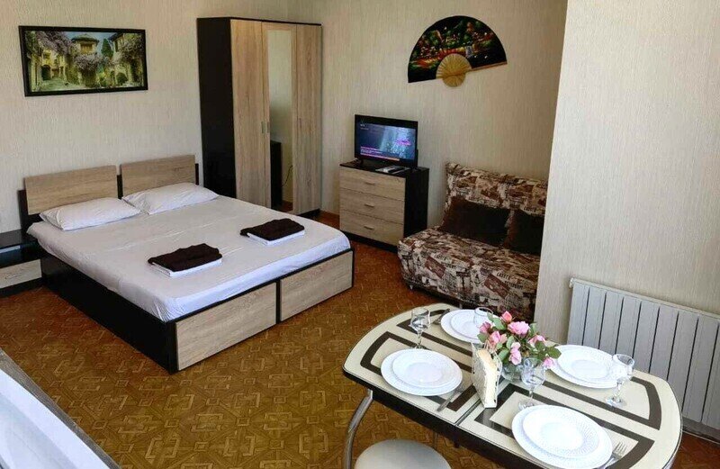 Студия 4-местный (с кухней)