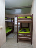 Номер «Стандарт семейный» с двумя двухъярусными кроватями (коттедж «Луна»), Этнопарк Лопский берег, Кемь