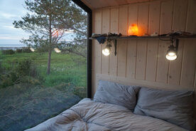 «Домик на скале» с тамбуром, Этнопарк Лопский берег, Кемь