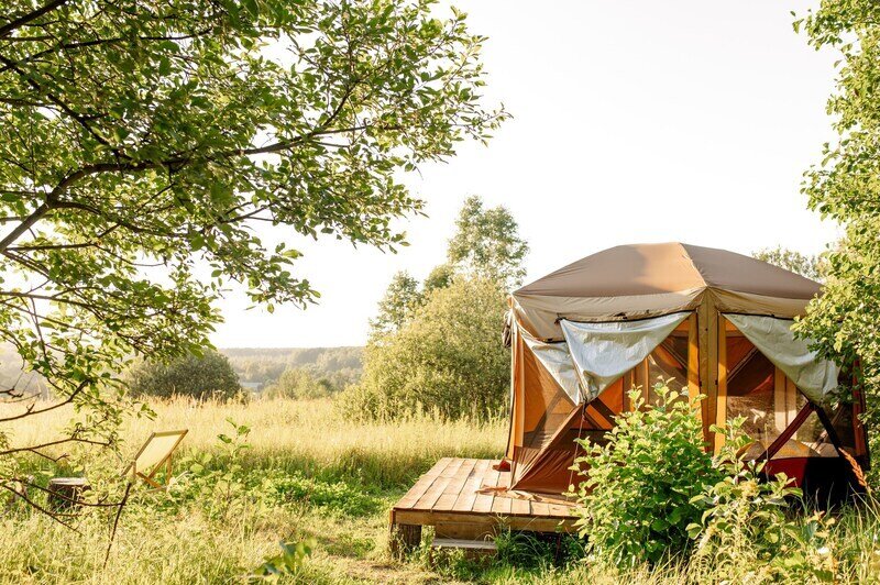 Глэмпинг 2-местный Шатер 10м2