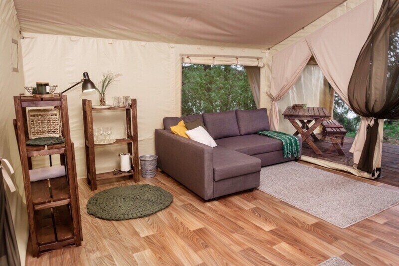 Глэмпинг 2-местный Сказочный лес (с купелью)