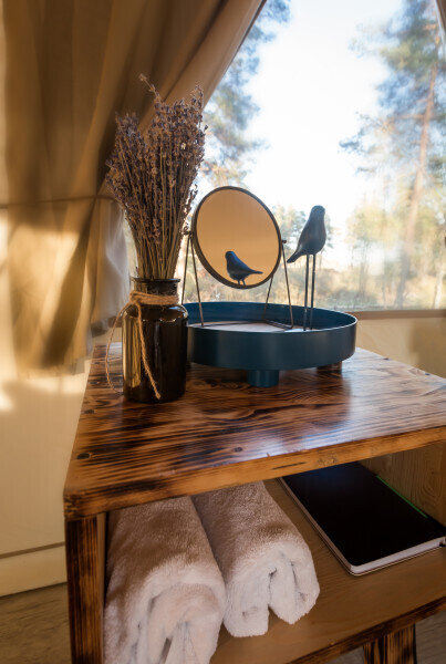 Глэмпинг 2-местный Северное сияние