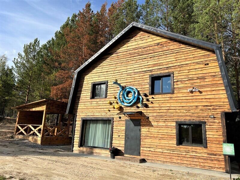 Голубая змейка