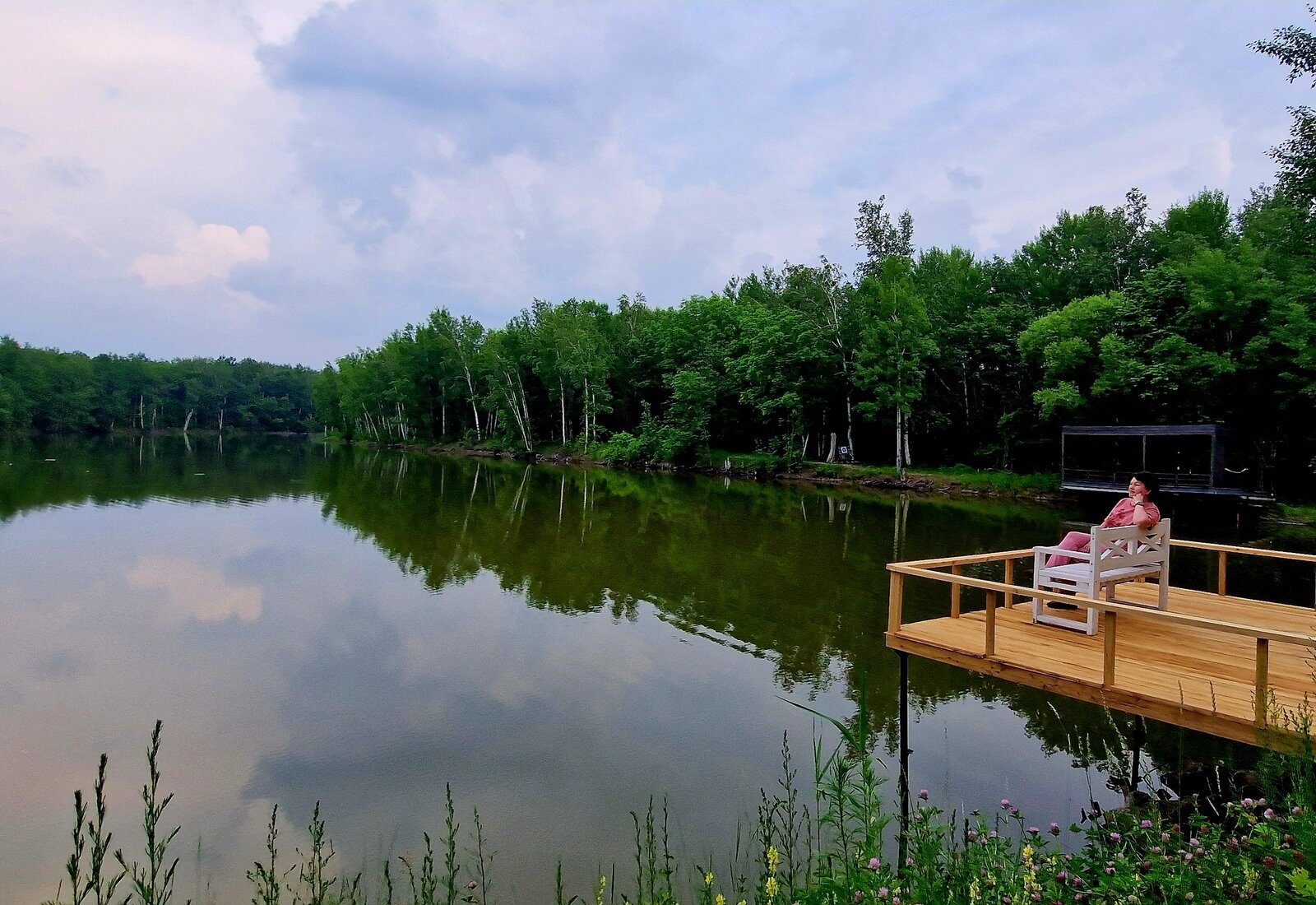 Фото 19 из отзыва о глэмпинге Шале на воде
