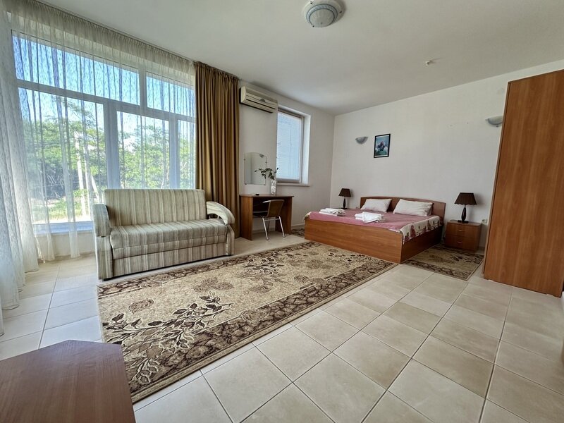 Стандартный 2-местный 1-комнатный (без балкона)