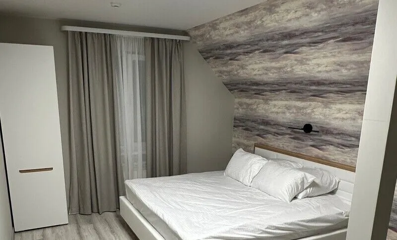 Дом с баней на дровах в современном стиле