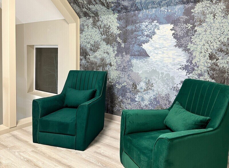 Дом с баней на дровах в современном стиле