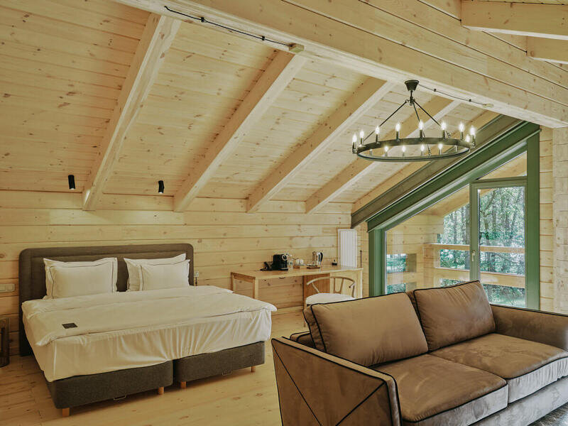 Делюкс Шале 4-местный 2-комнатный 2-этажный