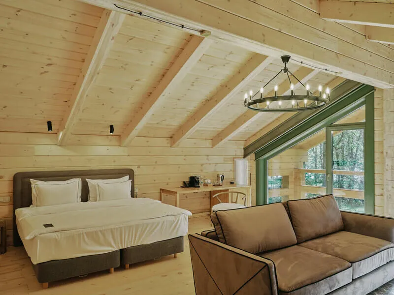 Делюкс Шале 4-местный 2-комнатный 2-этажный