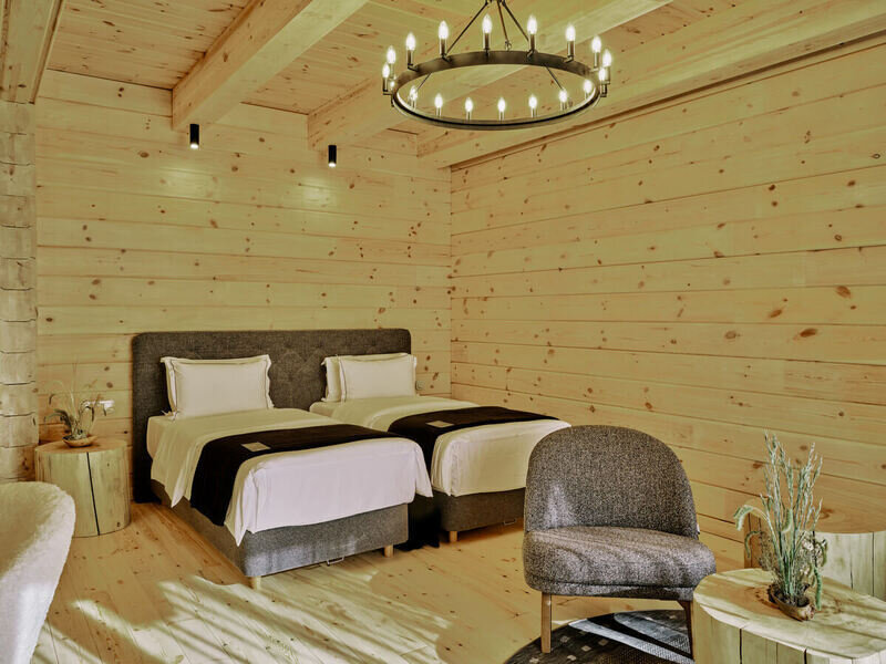 Делюкс Шале 4-местный 2-комнатный 2-этажный