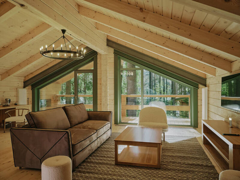 Делюкс Шале 4-местный 2-комнатный 2-этажный