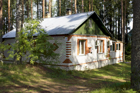 Просторный дом с террасой (6-7 человек), База отдыха Дом рыбака Отолово, деревня Стеклино