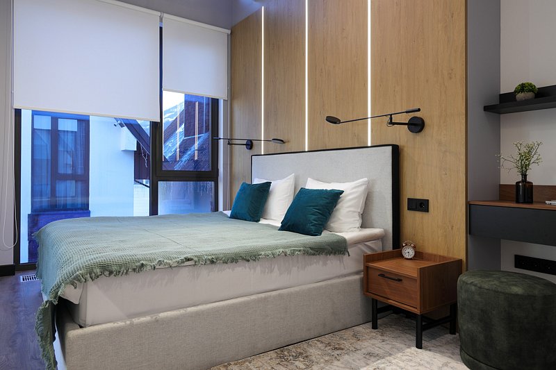 Шале 4-местный (с 2 спальнями)