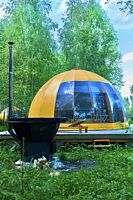 Сфера 8 «Картинная галерея» c банным чаном, Глэмпинг Багио, Волоколамск