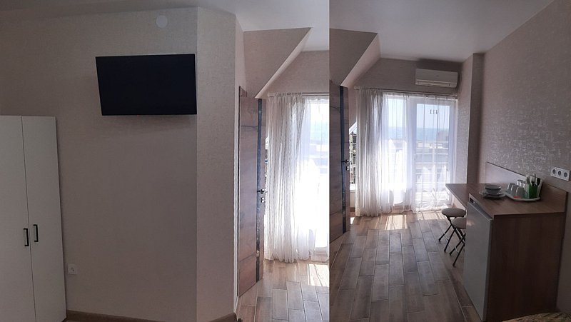 Мансарда Семейная 3-местная 1-комнатная (с балконом)