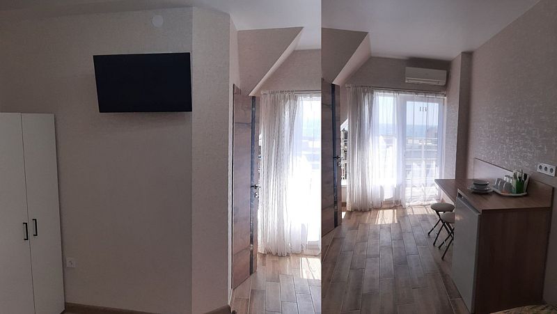 Мансарда Семейная 3-местная 1-комнатная (с балконом)