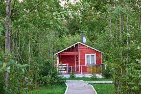 Дом Романтика с купелью на дровах, База отдыха Просто Эко, Клинский район