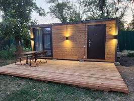 Домик 18 кв.м., Рыболовно-охотничья база Тритон, Камызякский район