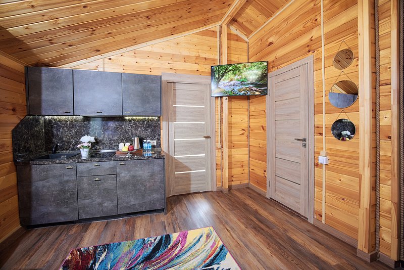 Дом Романтика 4-местный 1-комнатный (с купелью)