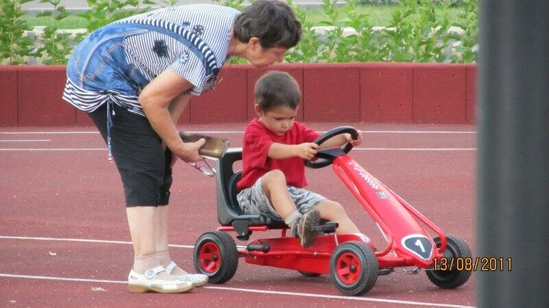 катание на веломобиле