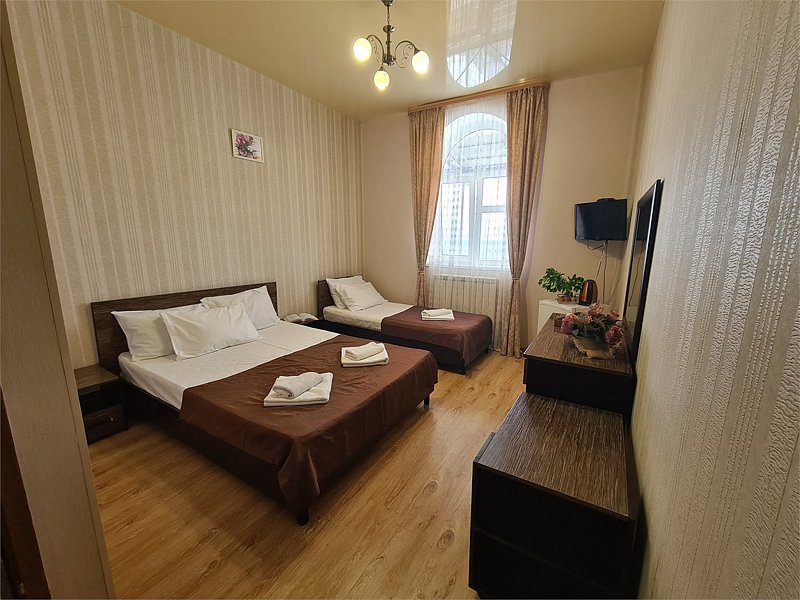 Стандартный 3-местный 1-комнатный (с видом на море)