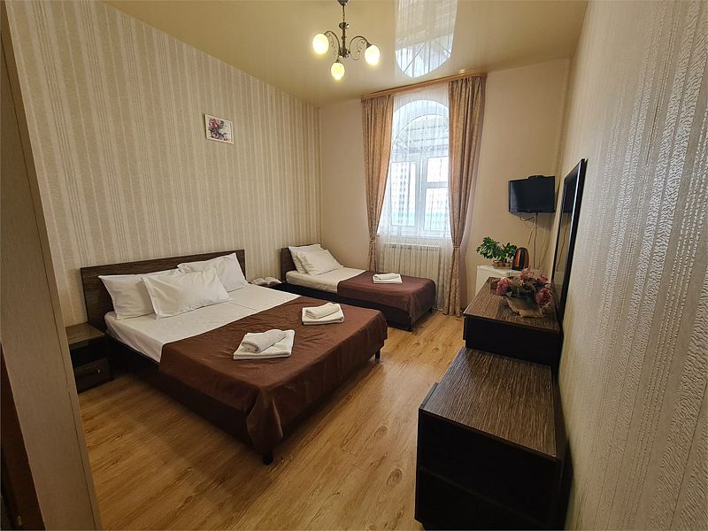 Стандартный 3-местный 1-комнатный (с видом на море)