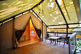 Четырёхместное шале с красивым видом из окна, База отдыха Прибой, Широкая Балка