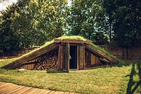 Двухместный номер Superior с красивым видом из окна двуспальная кровать, Гостевой дом-музей Остров Kattegat, поселок Муханки