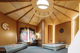 Одноместное семейное бунгало двуспальная кровать, Глэмпинг Пермапарк, Сочи