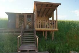 Плавучее бунгало, База отдыха Дачи Микли, Лахденпохский район