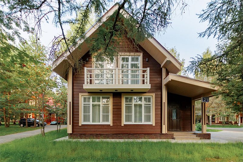 Коттедж 4-местный 2-комнатный (Сокол)