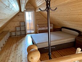 Коттедж с 2 комнатами с балконом и с красивым видом из окна, Частный дом Ладожский берег-1, Сортавала